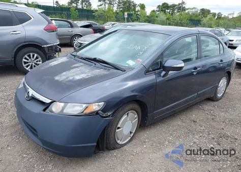 2008 Honda Civic Hybrid from USA, damaged, VIN JHMFA36238S028844